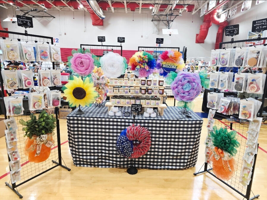 Craft fair set up